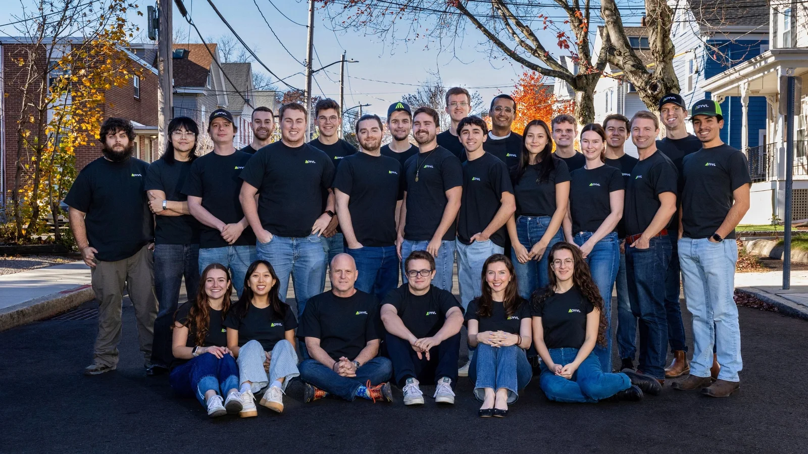 The CYVL team together outside their Boston office